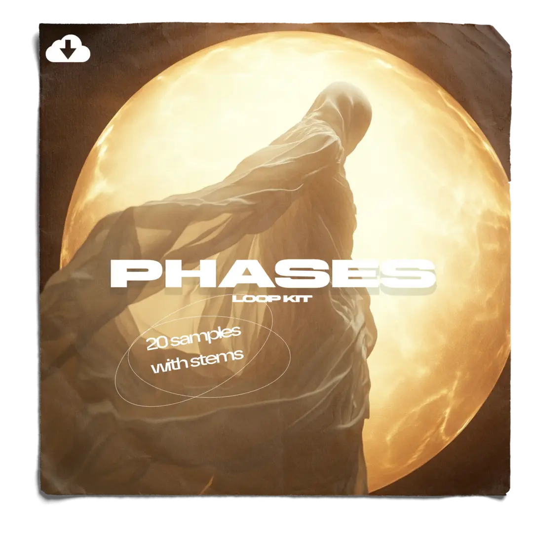 Phases trap loop kit and sample pack with melodic sounds